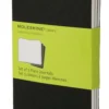 Moleskine Plain Black Cahier 9cm x 14cm [pack pf 3]