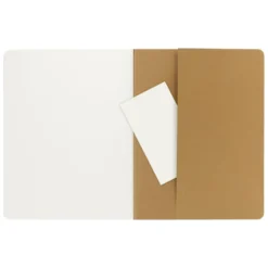 Moleskine Plain Kraft Cahier 19cm x 25cm [pack of 3]