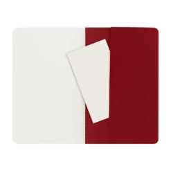 Moleskine Plain Red Cahier 13cm x 21cm [pack pf 3]