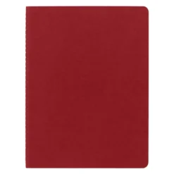 Moleskine Ruled Red Cahier 19cm x 25cm [pack of 3]