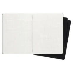 Moleskine Squared Black Cahier 19cm x 25cm [pack of 3]
