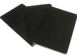 Moleskine Squared Black Cahier 9cm x 14cm [pack pf 3]
