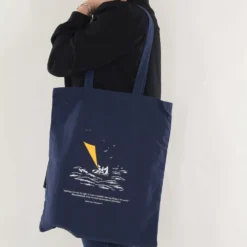 Moomin Canvas Tote Bag - Navy