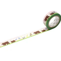 mt ex Washi Tape - Animals Awakened from Hibernation - 15mm