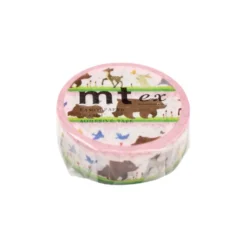 mt ex Washi Tape - Animals Awakened from Hibernation - 15mm
