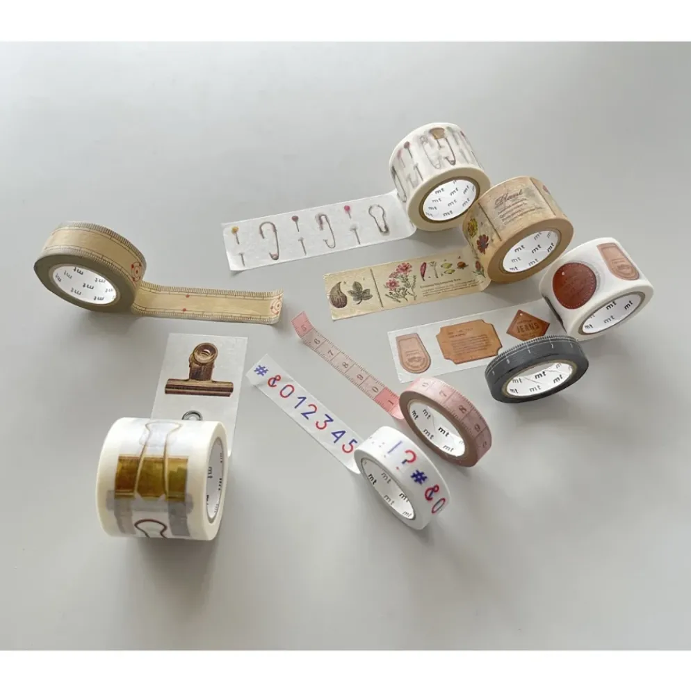 mt ex Washi Tape - Sewing Measures - 10mm