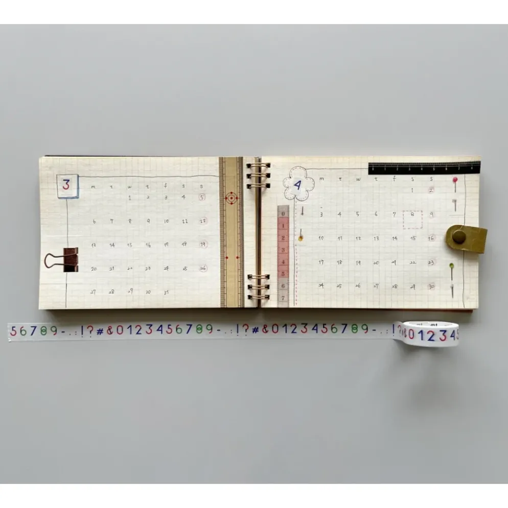 mt ex Washi Tape - Sewing Measures - 10mm