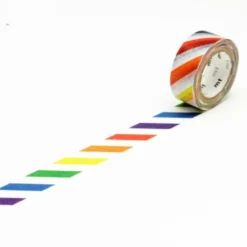 mt for kids Washi Tape - Colourful Stripes - 15mm