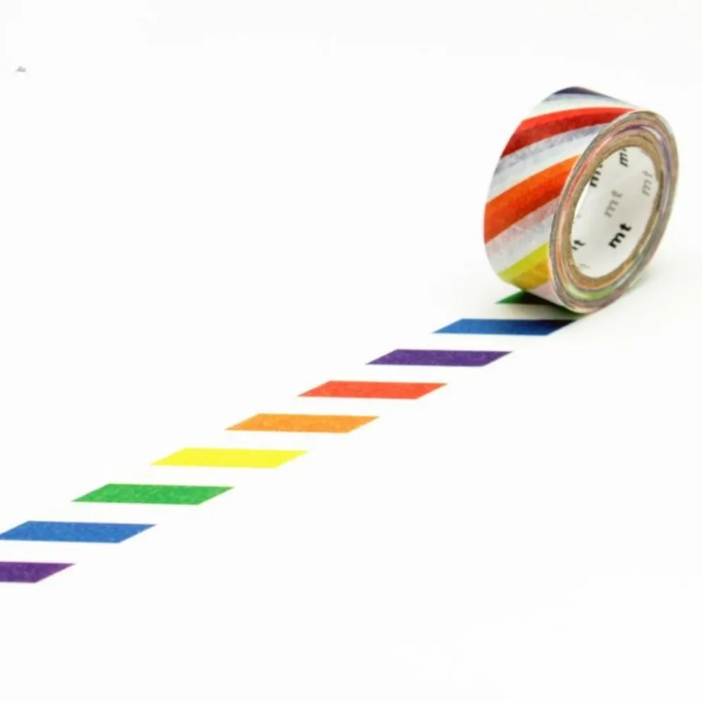 mt for kids Washi Tape - Colourful Stripes - 15mm
