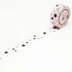 mt for kids Washi Tape - Motifs and Stars - 15mm