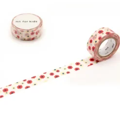 mt for kids Washi Tape - Motif Flower - 15mm