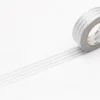 MT Masking Tape 1P Deco - Border Silver 2