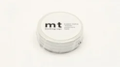 MT Masking Tape 1P Deco - Border Silver 2