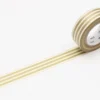 MT Masking Tape 1P Deco - Border Gold 2