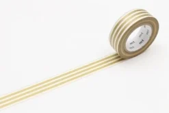 MT Masking Tape 1P Deco - Border Gold 2