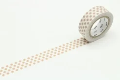MT Masking Tape 1P Deco - Dot Milk Tea