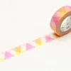 MT Masking Tape 1P Deco - Triangle and Diamond Pink