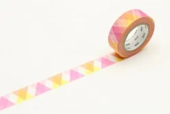 MT Masking Tape 1P Deco - Triangle and Diamond Pink