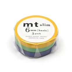 MT Masking Tape Slim Basic [3 pack]