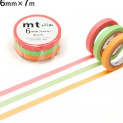 MT Masking Tape Slim Basic [3 pack]