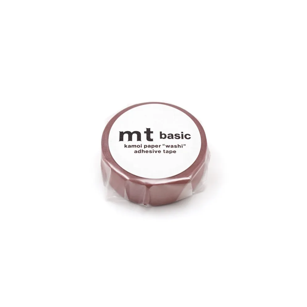 mt 1P Basic Washi Tape - Light Vermilion - 15mm