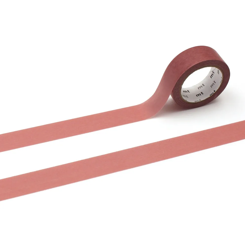 mt 1P Basic Washi Tape - Light Vermilion - 15mm