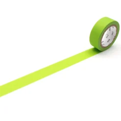 mt 1P Basic Washi Tape - Matte Yellow Green - 15mm