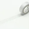 mt 1P Basic Washi Tape 15mm - Dot Silver