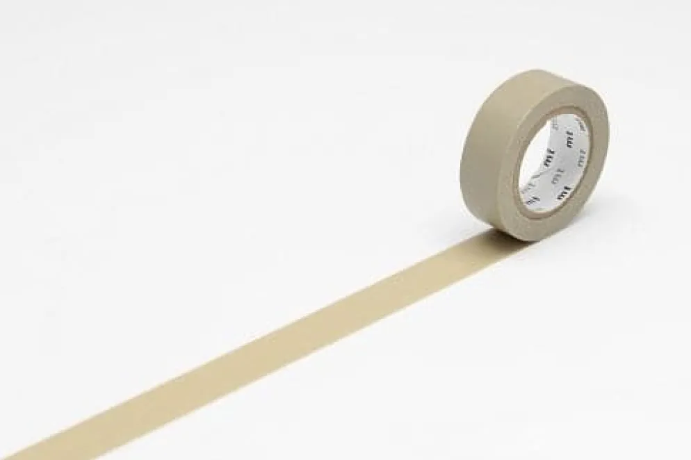 mt 1P Basic Washi Tape 15mm - Beige