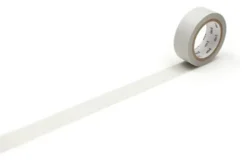 mt 1P Basic Washi Tape 15mm - Pastel Pearl Gray