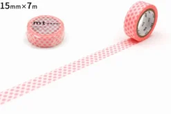 mt 1P Deco Washi Tape - Dot Shocking Red - 15mm