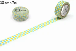 mt 1P Deco Washi Tape - Square Yellow - 15mm