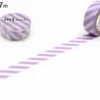 mt 1P Deco Washi Tape - Striped Lemon - 15mm
