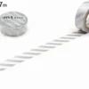 mt 1P Deco Washi Tape - Striped Silver - 15mm