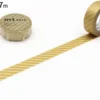 mt 1P Deco Washi Tape - Striped Gold - 15mm