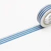 mt 1P Deco Washi Tape 15mm - Border Indigo