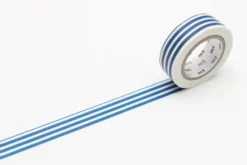 mt 1P Deco Washi Tape 15mm - Border Indigo