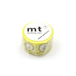 mt x minä perhonen Washi Tape - Yellow Smile - 27mm