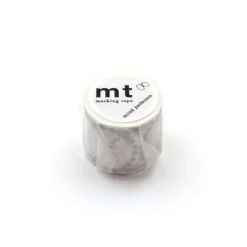 mt x minä perhonen Washi Tape - Tambourine Grande Silver - 48mm