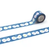 mt x minä perhonen Washi Tape - Hana Hane Blue - 30mm