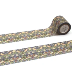 mt x William Morris Washi Tape - Strawberry Thief - 50mm