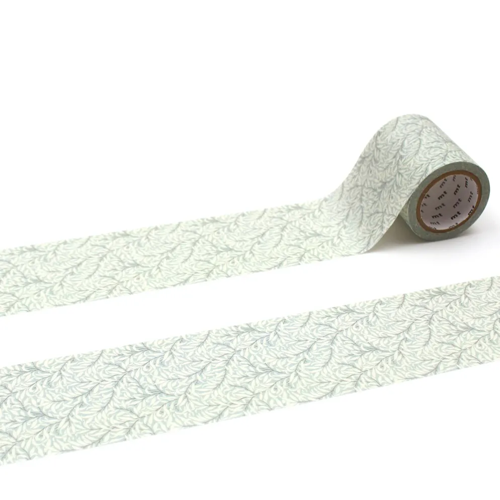 mt x William Morris Washi Tape - Pure Willow Boughs Eggshell Chalk - 50mm
