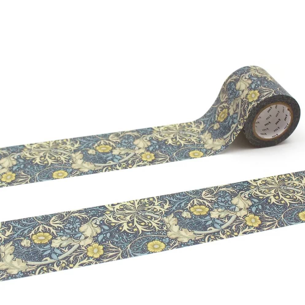 mt x William Morris Washi Tape - Seaweed - 50mm