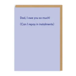 Ohh Deer Father's Day Card [Dad I Owe You So Much]