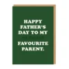 Ohh Deer 'Happy Father's Day To My Second Favourite Parent' Greeting Card