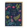 Ohh Deer Twilight Garden Greeting Card