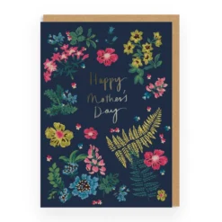 Ohh Deer Twilight Garden Greeting Card