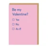 Ohh Deer Yes / No / As If Greeting Card