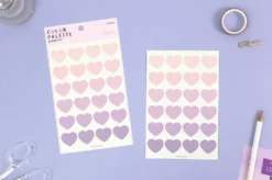 Paperian Colour Palette Stickers - Heart