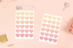 Paperian Colour Palette Stickers - Heart